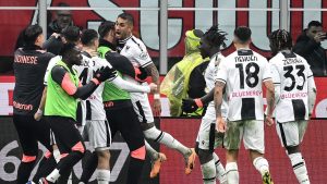 Milan Udinese: i bianconeri avevano vinto solo contro il Catanzaro in questa stagione