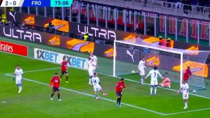 Gol Tomori, il centrale segna la rete del 3 a 0 in Milan Frosinone – VIDEO