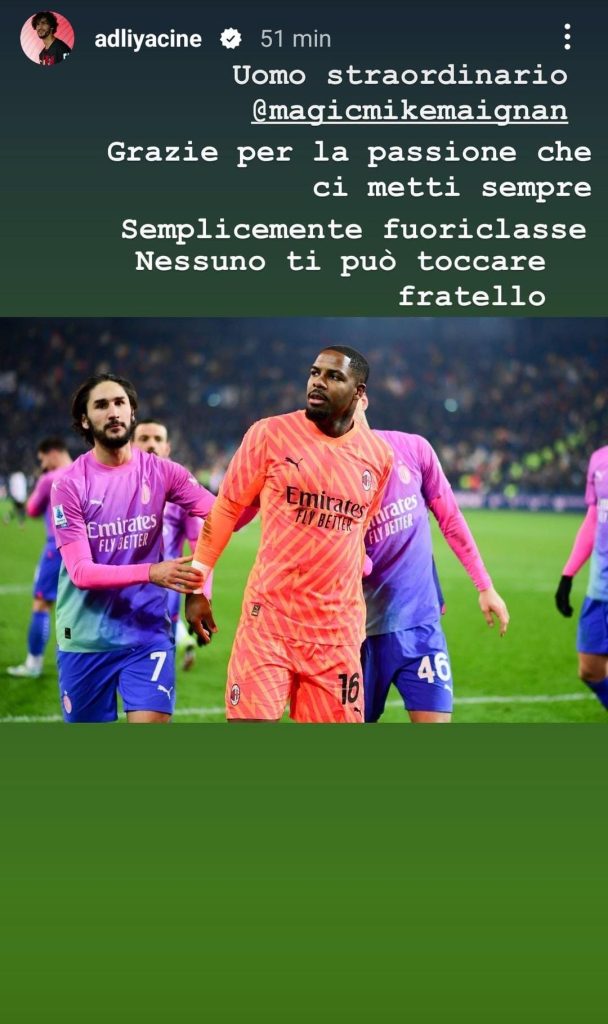 Adli difende Maignan: «Nessuno ti può toccare fratello». Il messaggio dopo Udinese-Milan - FOTO 27 5dacccab 667b 44ab b1be 09d466f08906