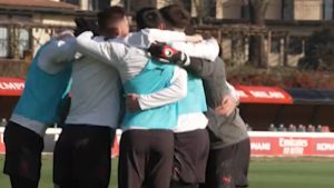 Allenamento Milan, che esultanza per il gol in partitella! La festa dei rossoneri – VIDEO