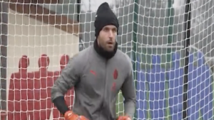 Sportiello scalda i motori: il VIDEO delle parate durante l’allenamento