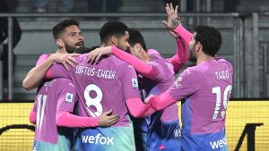 Pagelle Frosinone Milan: Giroud totale, Jovic sentenza dalla panchina, prima gioia per Gabbia VOTI