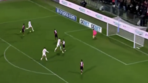 Gol Maldini, il rossonero alla prima gioia con il Monza: corsa e grande finalizzazione VIDEO