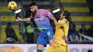 Giroud festeggia sui social e fa una promessa ai tifosi del Milan: il messaggio