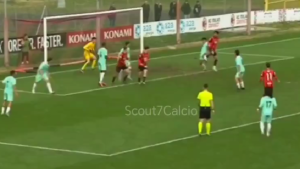Gol Zeroli: bellissima rete del capitano rossonero in Youth League – VIDEO