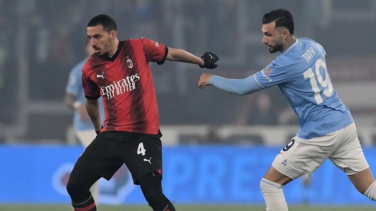 Lazio Milan 0-1: Okafor al cardiopalma, rossoneri che tornano a vincere in campionato 26 bennacer-castellanos-lazio-milan
