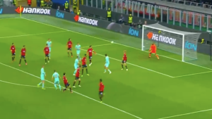 Gol Doudera, lo Slavia Praga pareggia subito con una conclusione clamorosa: Maignan non ci arriva – VIDEO