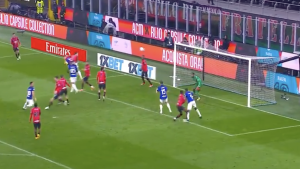 Gol Acerbi, dormita difensiva rossonera: Milan Inter si sblocca dopo 17′ – VIDEO