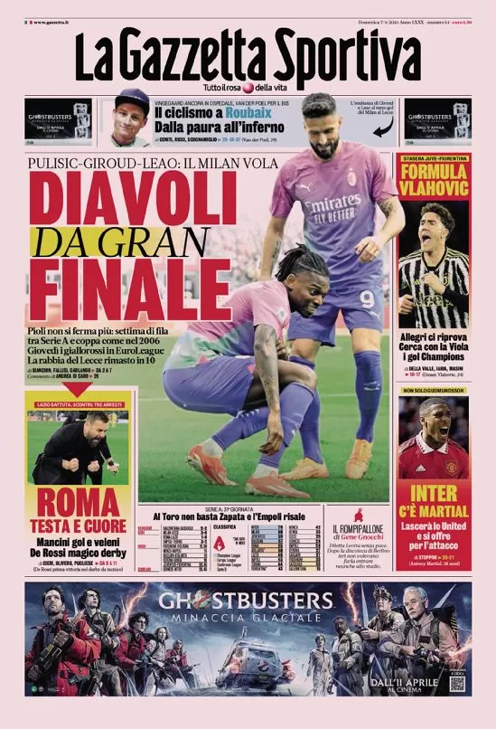 la gazzetta dello sport 010016091