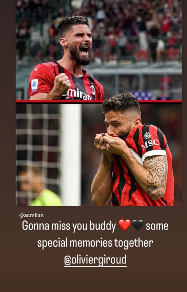 Pulisic, COMMOSSO saluto a Pioli, Kjaer e Giroud: messaggi da urlo - FOTO 27 WhatsApp Image 2024 05 26 at 14.09.38 1