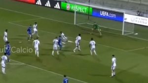 Gol Liberali: l’attaccante del Milan Primavera risponde a Nwaneri in Italia Inghilterra U17 – VIDEO