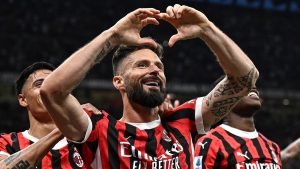 Pagelle Milan Salernitana: Giroud saluta in grande stile, Leao fa ciò che vuole VOTI