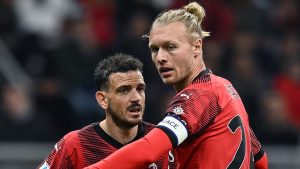 Florenzi saluta scherzando Kjaer: «Hai la fortuna di essere entrato a far parte di questo»