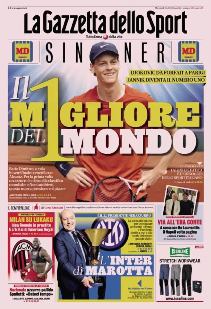 Rassegna stampa: prime pagine quotidiani sportivi - 5 giugno 2024 27 IMG 3549