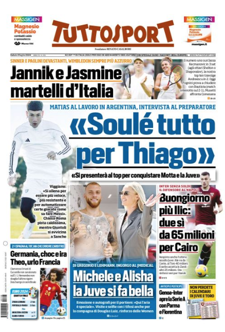 Rassegna stampa: prime pagine quotidiani sportivi - 6 luglio 2024 27 IMG 4661