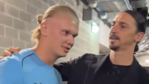 Ibrahimovic e lo scatto ICONICO con Haaland: la DEDICA dello svedese è da brividi – FOTO