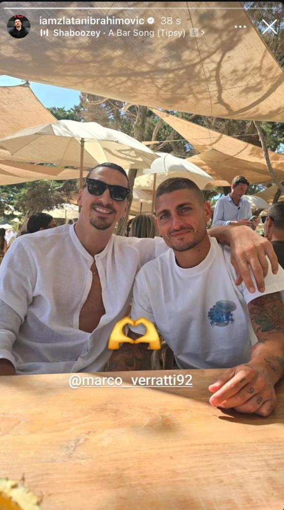 Ibrahimovic e quella FOTO in vacanza con Verratti: è già VIRALE, ha mandato in estasi i tifosi del Milan 1 ibrahimovic verratti