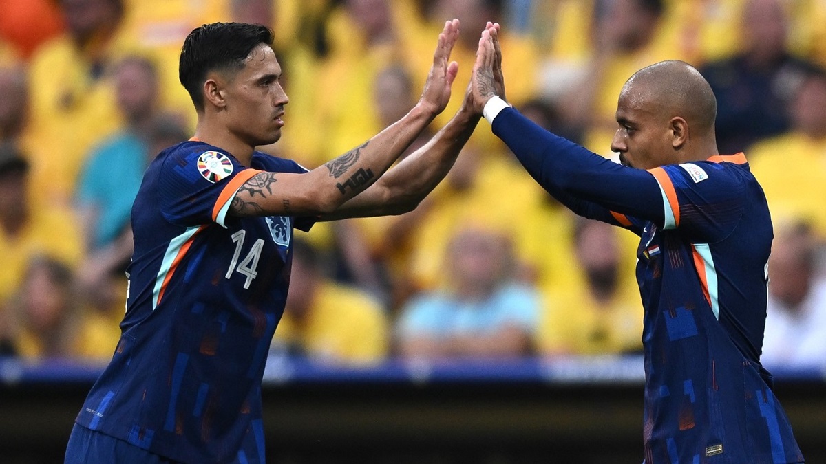 Romania Olanda 0-3, Reijnders vola ai quarti: la PARTITA del rossonero e dell'obiettivo Milan Zirkzee 26 reijnders-malen-olanda