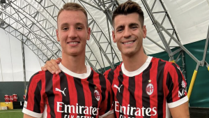 Morata e Camarda, presente e FUTURO del Milan insieme: la FOTO con quella divisa fa IMPAZZIRE i tifosi