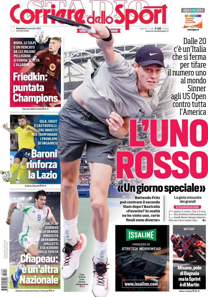 Rassegna stampa: prime pagine quotidiani sportivi - 8 settembre 2024 28 WhatsApp Image 2024 09 08 at 07.55.17