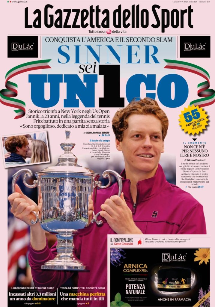 Rassegna stampa: prime pagine quotidiani sportivi - 9 settembre 2024 27 WhatsApp Image 2024 09 09 at 07.53.38