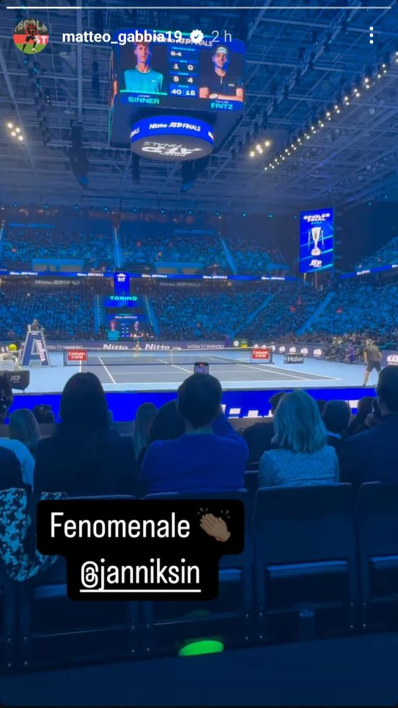 Gabbia esalta Sinner dopo il successo alle ATP Finals: il post social del difensore del Milan - FOTO 27 WhatsApp Image 2024 11 17 at 22.00.39