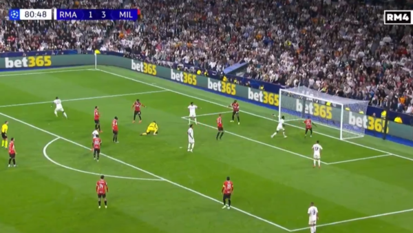 gol annullato rudiger real madrid milan png