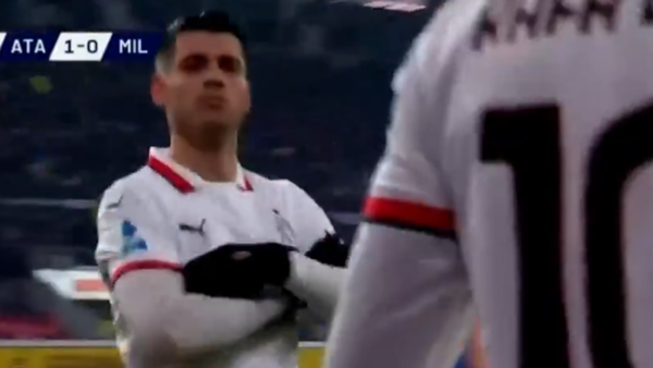 morata gol atalanta milan