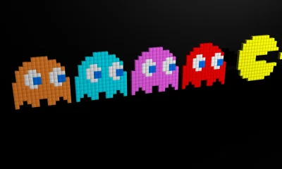 pacman pikseli klassika