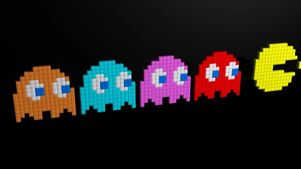Pacman pikseli klassika