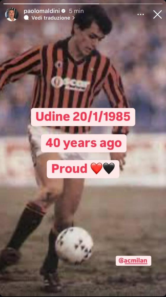 Maldini Milan, messaggio da brividi dello storico capitano rossonero! Il post social sull'esordio - FOTO 27 WhatsApp Image 2025 01 20 at 21.18.36