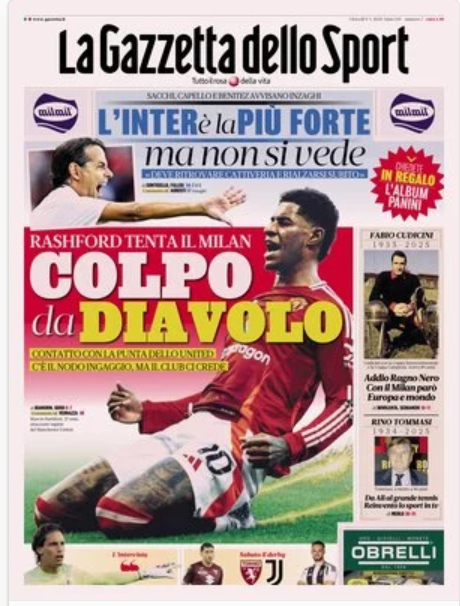 Rassegna stampa: prime pagine quotidiani sportivi - 9 gennaio 2025 27 image 3