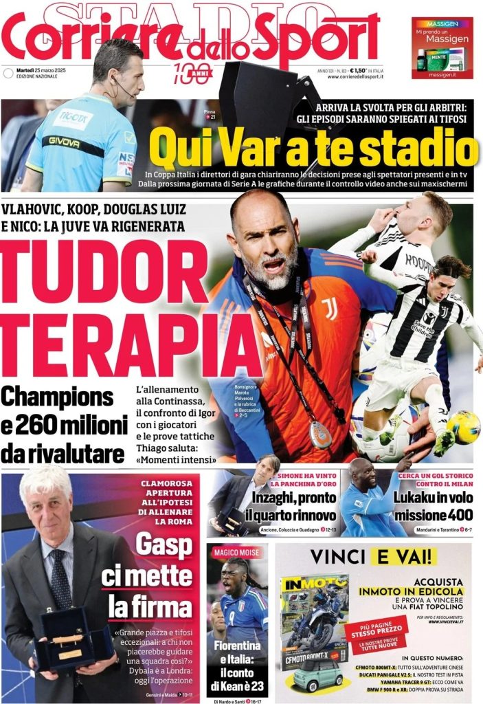 Prime pagine quotidiani sportivi - 25 marzo 2025 28 WhatsApp Image 2025 03 25 at 08.08.00