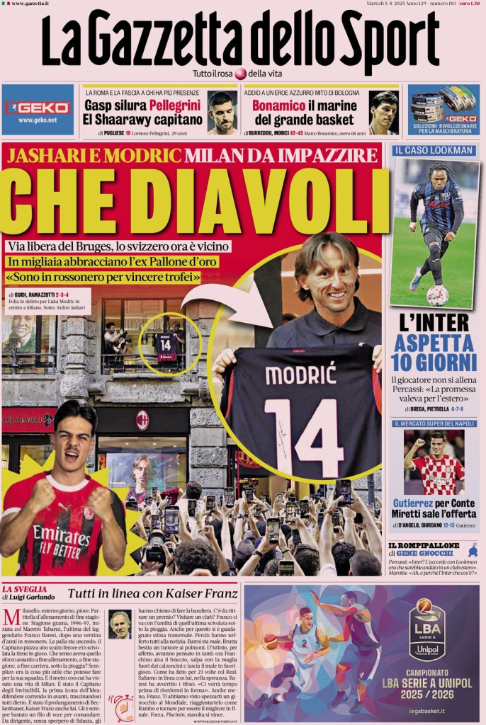 Prime pagine quotidiani sportivi – 5 agosto 2025 27 image 12