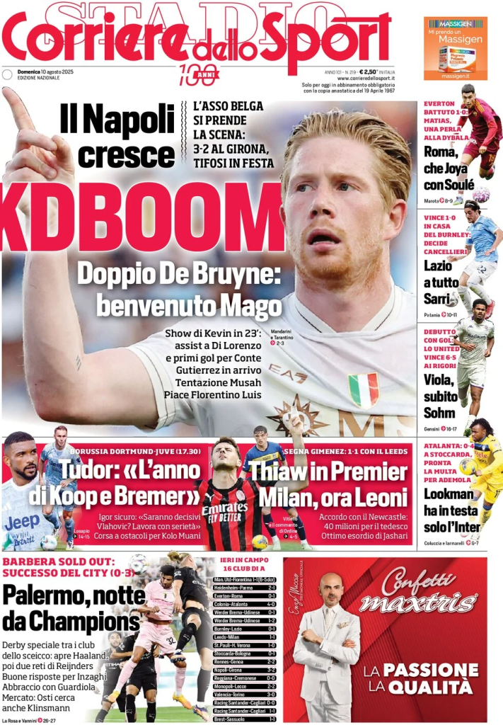 Prime pagine quotidiani sportivi – 10 agosto 2025 28 image 28