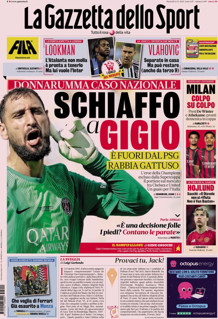 Prime pagine quotidiani sportivi – 12 agosto 2025 27 image 33
