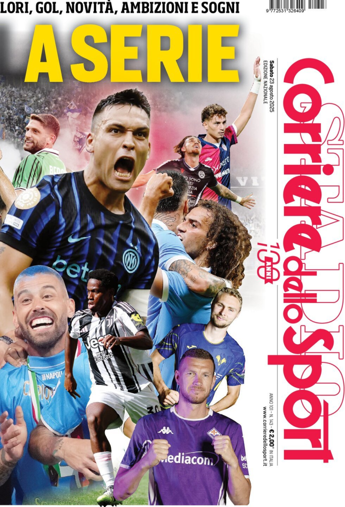 Prime pagine quotidiani sportivi – 23 agosto 2025 29 image 61