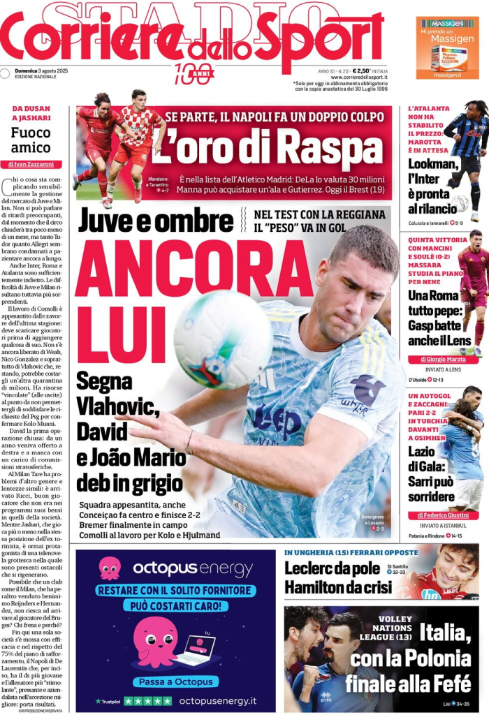 Prime pagine quotidiani sportivi – 3 agosto 2025 28 image 7
