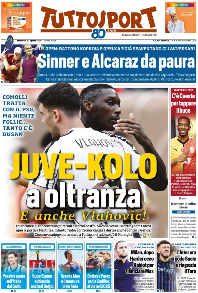 Prime pagine quotidiani sportivi – 27 agosto 2025 29 image 73