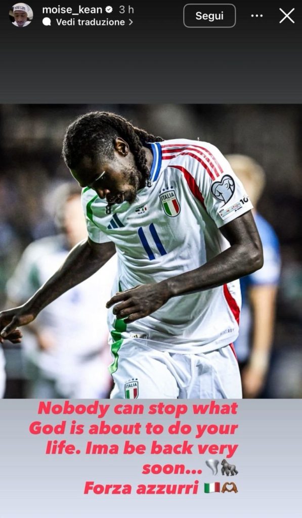 Milan Fiorentina, Kean rompe il silenzio sui social dopo l'infortunio: ci sarà a San Siro? - FOTO 27 WhatsApp Image 2025 10 13 at 21.05.40