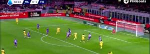 Gol Leao, il portoghese illumina San Siro con una bellissima conclusione da fuori area! Pareggio rossonero