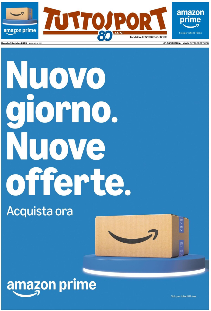 Prime pagine quotidiani sportivi – 8 ottobre 2025 29 image 23