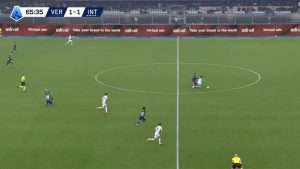 Verona Inter, scoppia la polemica: Bisseck graziato dall’arbitro Doveri per un chiaro fallo da espulsione (DOGSO) – FOTO