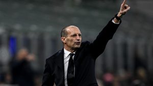 Allegri a Dazn: «Partita difficile e complicata. Classifica? C’è da fare più punti possibili, l’Inter…»
