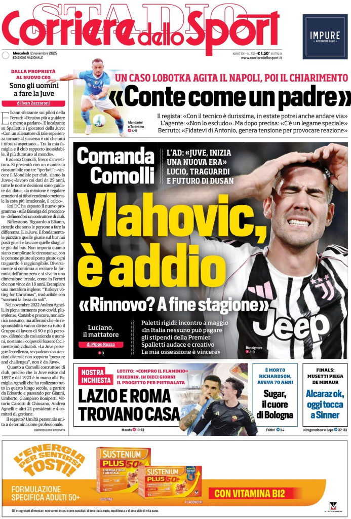 Prime pagine quotidiani sportivi – 12 novembre 2025 28 image 34