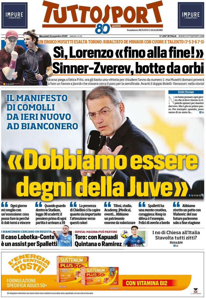 Prime pagine quotidiani sportivi – 12 novembre 2025 29 image 35