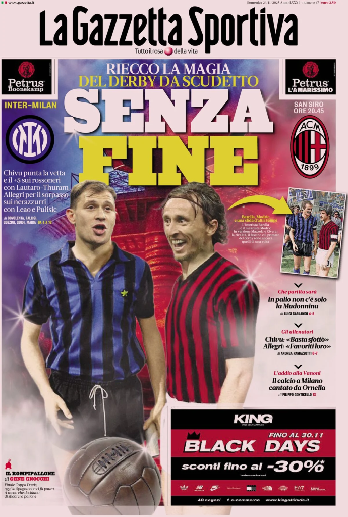 Prime pagine quotidiani sportivi – 23 novembre 2025 27 image 62