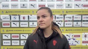 Milan Femminile, Van Dooren: «Vittoria importante per la classifica. Fiorentina? Dovremo dare tutto»
