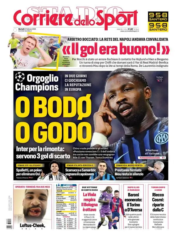 Le prime pagine dei principali quotidiani sportivi – 24 febbraio 2026 28 image 32