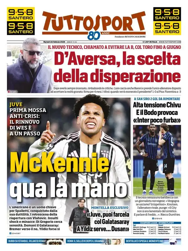 Le prime pagine dei principali quotidiani sportivi – 24 febbraio 2026 29 image 33